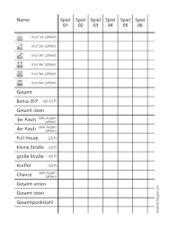 Kniffel vorlage (excel vorlage) mit automatischer berechnung der ergebnisse. Kniffel Ausmalbilder Zum Ausdrucken Papierspiele
