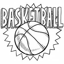 Free Coloring Sheet Of Basketball For Kindergarten Kids Club Sports Coloring Pages Coloring Pages For Boys Coloring Pages