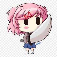 No betas we die like idiots. When You Call Natsuki Cute Doki Doki Literature Club Monika Cute Hd Png Download 800x800 204633 Pngfind