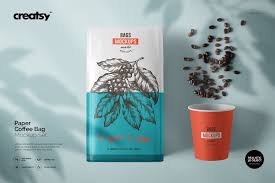 Download Paper Coffee Bag Mockup Set Bag Mockup Coffee Bag Design Coffee Bag
