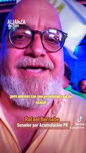 Rafael Bernabe. Senador por Acumulación. #puertorico🇵🇷 #elecciones  #alianzadepaís