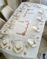 12 Kisilik Masa Takimi Esra Hanimin 2 Kargosu Olarak Kocaeli Ne Gidiyor Gulerek Kullanilsin Fiyat V Lavender Crafts Hand Embroidery Patterns Crochet Placemats