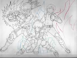 Bakugou katsuki & kirishima eijirou my hero academia. Anime Coloring Pages Bnha Coloring And Drawing