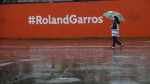 French open to be delayed by a week. Storm Stops French Open Play Except Under Roof Tennis News India Tv