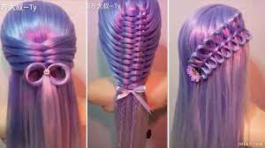 تسريحات مميزه اجدد تسريحات للشعر للعيد 3dlat Com 05 18 7737 Hair Styles Easy Hairstyles New Hair