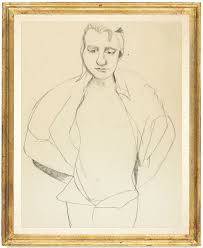 Lucian Freud S First Drawings Of Francis Bacon Christie S Lucian Freud Drawings Art