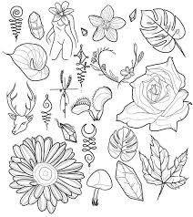 Another Little Flash Sheet For You All Dm Me Or Outbackinkbullsbrook To Book One Of These In Tattoo Crystal Tattoo Simplistic Tattoos Floral Drawing