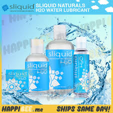 Sliquid Naturals H2O Water Lubricant🍯Couples Intimate REAL FEEL Glide Sex  Lube | eBay