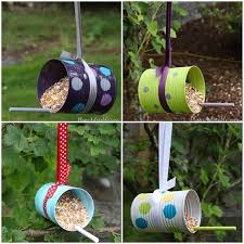 Diy Bird Feeders From Tin Cans Diy Bird Feeder Homemade Bird Feeders Bird Feeder Craft