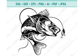 Download Bass Fishing Svg Fishing Svg Fishing Hooks Png Dxf Eps 460496 Svgs Design Bundles