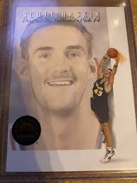 1993-94 Skybox Edition Scott Haskin Rookie Rc DP 14 Pacers Nice