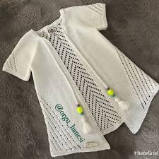 Herkeslere Hayirli Ramazanlar Sevgili Aynuryesil3 Hanimin Siparislerinin Ilk Parcasi Bu Yarim Kol Ajurlu Hirka 2 3 Yas Daha On Knit Fashion Fashion Knit Vest