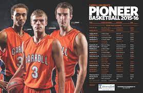 Carroll University 2015 2016 Men S Basketball Schedule Mens Basketball Basketball Schedule Carroll University