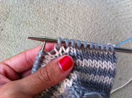 The same thing all the way up. Closeup Of Woman S Hands Knitting Row Circular Knitting Knitting Help Knitting