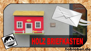 Aber es müssen nicht immer unbedingt sehr aufwändige und. Briefkasten Selber Bauen Postkasten Selber Machen Hausbriefkasten Bauen Tobiebel Woodwork Youtube