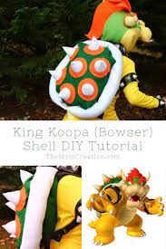 Diy Tutorial Bowser King Koopa Shell For Halloween Costume The Mom Creative Mario Halloween Costumes Bowser Halloween Costume Mario Costume Diy
