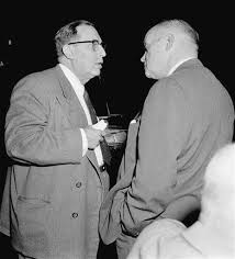 Reputed Mobster Joseph Profaci Left Talks To Attorney Edward G Tighe Just Before He Refused To Tell New York Legisl Mafia Colombo Crime Family Crime Family