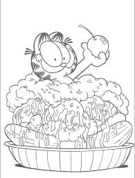 Garfield is the protagonist of the garfield television show, film series and comic strips. Printable Garfield Comics Coloring Home