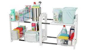 Finally, a way to organize and easily access those items hiding under sinks. Buy Addis Under Sink Storage Unit White Kitchen Shelves And Stands Argos