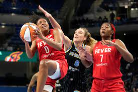Short-handed Chicago Sky fall to Indiana Fever 92-90