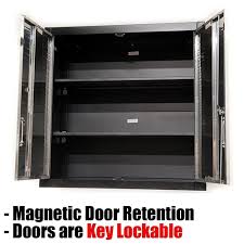 Looking for a way to bring a clean, organized look to your garage? Seville Garage 2 Door Metal Wall Storage Cabinet Commercial Quality Garden Storage From Garden Store Direct Uk