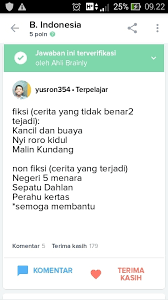 Jenis Jenis Cerita Fiksi Dan Contohnya