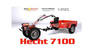 Výhodne je možné zakúpiť aj ako set s kompletným príslušenstvom pre prestavbu na jednoosý traktor. Mikrociagnik Z Przyczepka I Akcesoriami Hecht 7100 Set Youtube