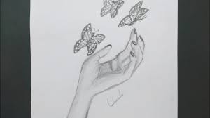 How To A Butterfly Hand Sketch Step By Step Pencil Sketch Flying Butterfly Sketch Youtube Butterflies are a wonderful drawing subject—their wings have a certain pattern that can be reduced to a few rules. how to a butterfly hand sketch step by step pencil sketch flying butterfly sketch