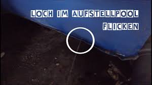 Faltbecken Flicken Aufstellpool Reparieren Intexpool Bestway Pool Abdichten Youtube