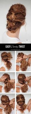 Once done, don't worry about your hair. 20 Incredibly Stunning Diy Updos For Curly Hair