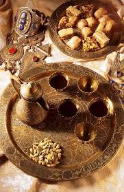 Arabic Coffee Scene With Sweets Http Usa Stockfood Com Image Picture Middle Eastern Coffee Scene With Mocha And Pastries 28 Arabic Coffee Coffee Break Food