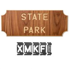 Download free rockwell tool manuals and catalogs. Rockler Interlock Signmaker S Templates State Park Font Kits Rockler Woodworking And Hardware