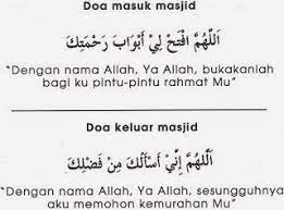Contoh Soal Dan Materi Pelajaran 5 Doa Masuk Masjid Dan Keluar Masjid Sesuai Sunnah