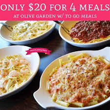 Please allow 4 hours when ordering this combination. Olive Garden Family Meals Shefalitayal