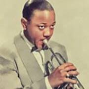 Roy Eldridge, Music Legend Wood Print