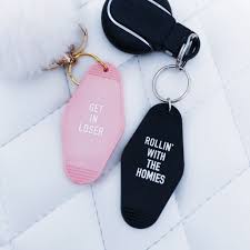 Get In Loser Keychain Cute Car Accessories Car Accessories For Girls Girly Car