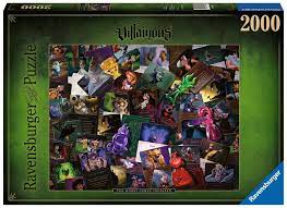 This 2000 piece puzzle is a bold and colorful collage of the most famous disney antagonists featuring maleficent, ursula, the queen of hearts from alice in wonderland, prince john from robin hood, and the evil queen from snow white and the seven dwarfs. Disney Villainous 2000 Teile Ravensburger Puzzle Online Kaufen