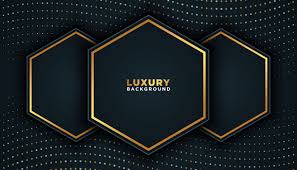 See more ideas about black sparkle background, sparkles background, gold and black background. Black Luxury Background With Gold Dots And Hexagons 834429 Vector Art At Vecteezy