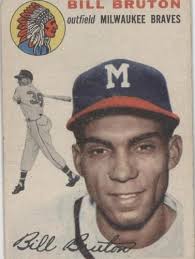 1962 Post #18 Bill Bruton Tigers VG *y5