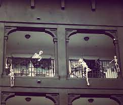 Halloween Decoration Decor Halloween Skeletons Apartment Living Halloween Balcony Halloween Patio Decor Halloween Decorations Apartment Halloween Patio