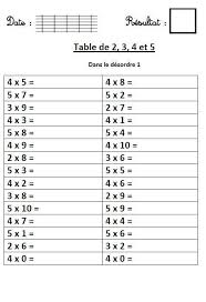 journal d une pe ordinaire exercice de calcul mental exercices de multiplication exercices tables de multiplication