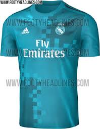 Regular price $119.00 sale price $59.50 sale. Real Madrid 17 18 Home Away And Third Kits Revealed Footy Headlines