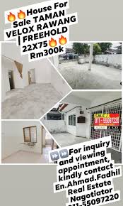 Makmal komputer sk taman desa 2. For Sale Taman Velox Rawang Freehold 22x75 Single Storey 3r 2b