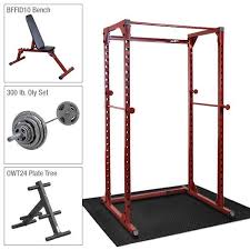 Best Fitness Power Rack Package 2 With Bench And Weight Set