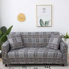 Free plaid sofa vector download in ai, svg, eps and cdr. Gray Tartan Plaid Pattern Sofa Couch Cover Decorzee