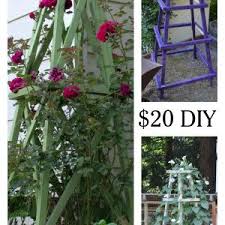 There are some tricky angled cuts, though, that you'll need to make to get the legs to splay correctly. Easy Garden Obelisk Flower Patch Farmhouse