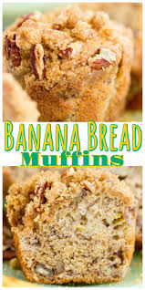 Bake at 350°f until a wooden pick inserted in center comes out clean, 55 minutes to 1 hour. Streusel Topped Banana Bread Muffins The Gold Lining Girl