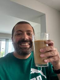 My favorite part of the day. Cold brew outside watching my backyard birds  (Halloween edition 🎃😆)