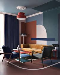Color blocking doesn't just belong in the fashion world. Wall Designs And Wall Patterns For Home Bedrooms Living Rooms And More Marksdzyn