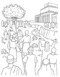 Lesson 4 The Tree Of Life Lds Coloring Pages Lds Clipart Book Of Mormon Stories